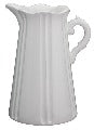 Ceramic Jug White 18x14.4x23.3
