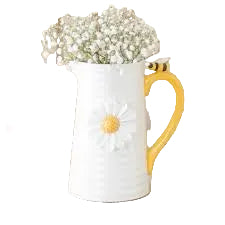 Nibble Daisy & Honey Bee Flower Jug