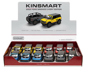 Kinsmart 2022 Ford Bronco Hard Top Car