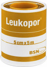 Leukopor Hypoallergenic 5.0cm x 5m roll
