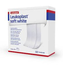 BSN Leukoplast Soft White 4cmx5m Roll per 10cm