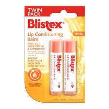 Blistex Lip Conditioner Balm SPF30 Twin Pack