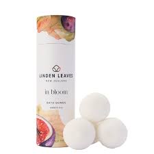 Linden Leaves In Bloom Bath Bomb Amber Fig 4x35g