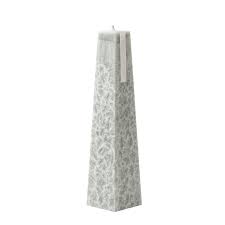 Living Light Candle P&B Icicle Candle Black Iris S