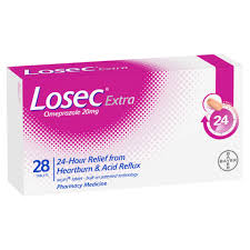 Losec Extra Tabs 20mg 28s