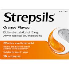 Strepsils Orange Lozenge 16