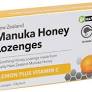 AN Honey Drops Lemon + VitC 16 Lozenges