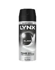 Lynx Deodorant Antiperspirant Black 165ml