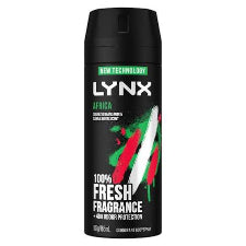 Lynx Deodorant Body Spray Africa 165ml