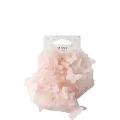MAE 40-3229 Mini By Mae Elastic Scrunchie Butterfly Pink