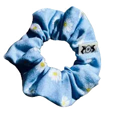 MAE 40-3217 Elastic Scrunch Daisy Blue