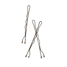MAE 40-2603BR Bobby Pin Contour 5cm Brown 60