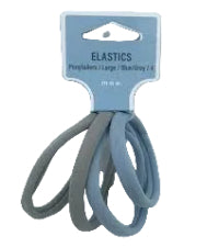 MAE 40-2260BG Elastic Large Blue/Grey 4 pack