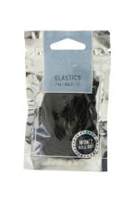 MAE 40-2202BK Elastic Flat Black 12 pack