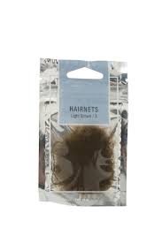 MAE 40-2800LB Hair Net Light Brown 3 pack