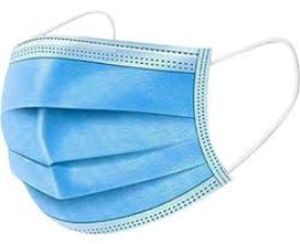 Face Mask Disposable Blue (Guangdong) x10