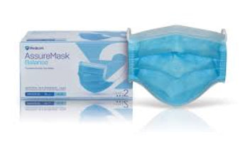 Medicom Assure Earloop Face Mask Level 2 Blue 50s