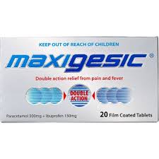 Maxigesic Pain Relief Tabs 20s