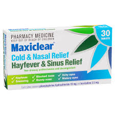 Maxiclear Cold & Nasal Hayfever & Sinus 30