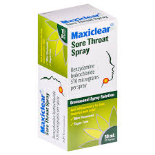 Maxiclear Sore Throat Spray 3mg 30ml