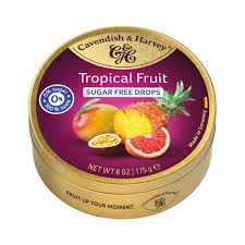Cavendish & Harvey Tropical Fruit Sugar Free 175g