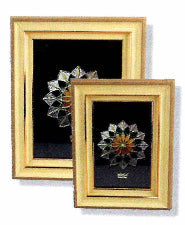 Lenan Frame Wood and Gold trim 6x8