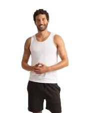 Boody Men Singlet White Med