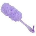 Acrylic Long Handle Mesh Sponge Pink