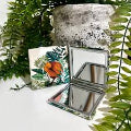 Pocket Mirror Kiwi Tropics - Cream