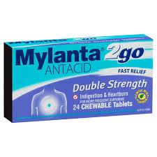 Mylanta 2Go Double Strength Tabs 24