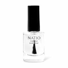Natio Nail Colour Top and Base Coat 10ml