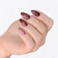 Helios Gel Stiletto Nails Burgundy 24pk