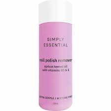 Simply Essentials Nail Polish Remover Pink Not Acetone 125ml