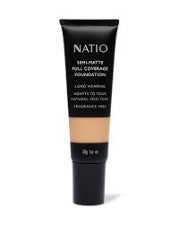 Natio Semi Matte Full Coverage Foundation Hazelnut 30g