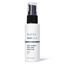 Natio Men Plus Dual Action Face & Beard Oil 30ml