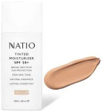 Natio Tinted Moisturiser SPF50 Medium