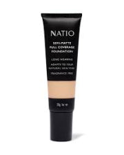 Natio Semi Matte Full Coverage Foundation Chai 30g