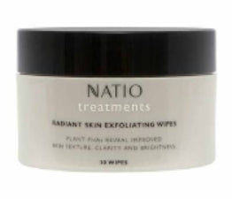 Natio Treatment Radiant Skin Exfoliating Wipes 30pk