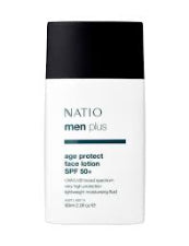 Natio Men Plus Age Protect Face Lotion SPF50+ 60ml