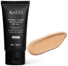 Natio Mineral Tinted Moist SPF50+ Beige