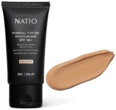 Natio Mineral Tinted Moist SPF50+ Golden