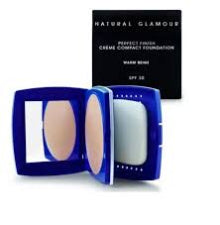 Natural Glamour Cream Compact Foundation Warm Beige