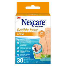 Nexcare Active Flex Foam Plaster Asst 30s