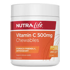 Nutra-Life Vitamin C 500mg Chews 200