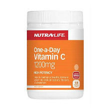 Nutra-Life Vit C 1200mg OAD High Potency 120s