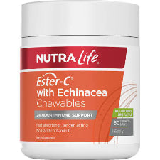 Nutra-Life Ester C 500mg Echinacea Chew 120