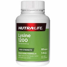 Nutra-Life Lysine 1200 Tablets 60s
