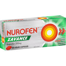 Nurofen Zavance Liquid Caps 20s