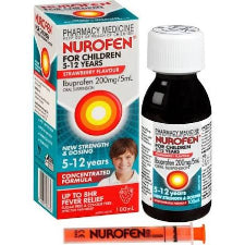 Nurofen Child 5yr-12yr Strawberry 100ml