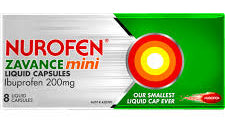 Nurofen Zavance Mini Liquid Caps 8s